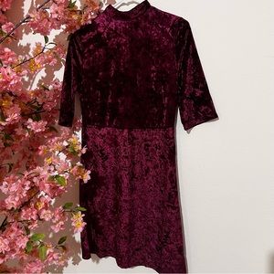 ♥️Wine Color Turtle Neck Dress ♥️